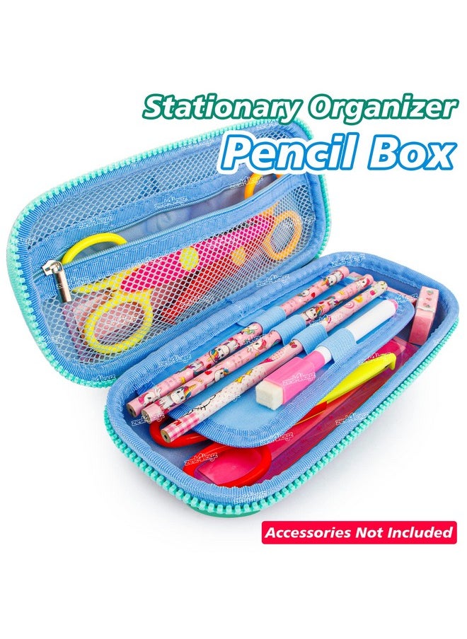 Zest 4 Toyz Pencil Case for Kids Pen Pencil Pouch Holder Stationery Box Large Capacity Storage 3D EVA Pencil Pouch for Girls School Supplies Stationary Organizer - Pack of 1