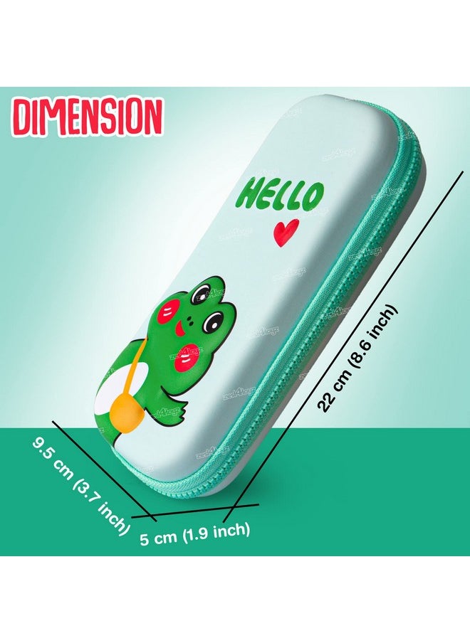 Zest 4 Toyz Pencil Case for Kids Pen Pencil Pouch Holder Stationery Box Large Capacity Storage 3D EVA Pencil Pouch for Girls School Supplies Stationary Organizer - Pack of 1