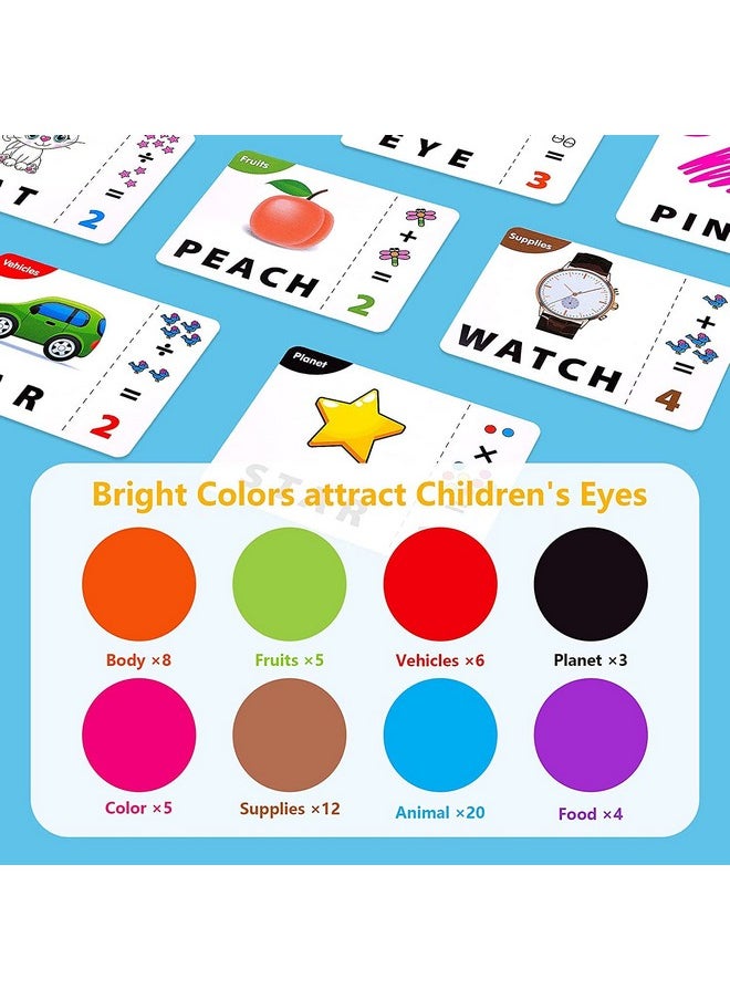 PLUSPOINT Educational Learning Game Matching Letter Numbers Game 2 in 1 Spelling Counting Preschool Kindgarden Game Olds Kids Boys Girls Gift (2in1 Educational Game)