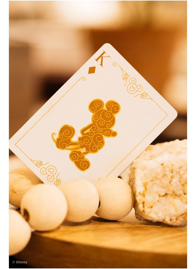 Bicycle Disney Mickey Mouse Inspired Black and Gold Playing Cards