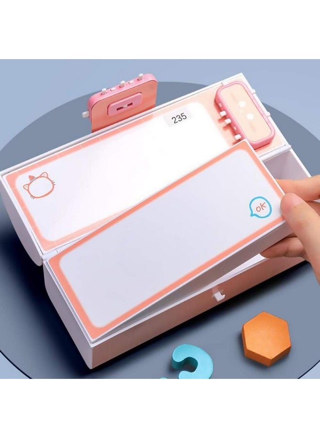 SAJANI Multi-Functional Pencil Box with Double Password Lock, Stationary Organizer Case, Suitcase Style Pencil Case for Boys & Girls (Pack of 1) (Unicorn)