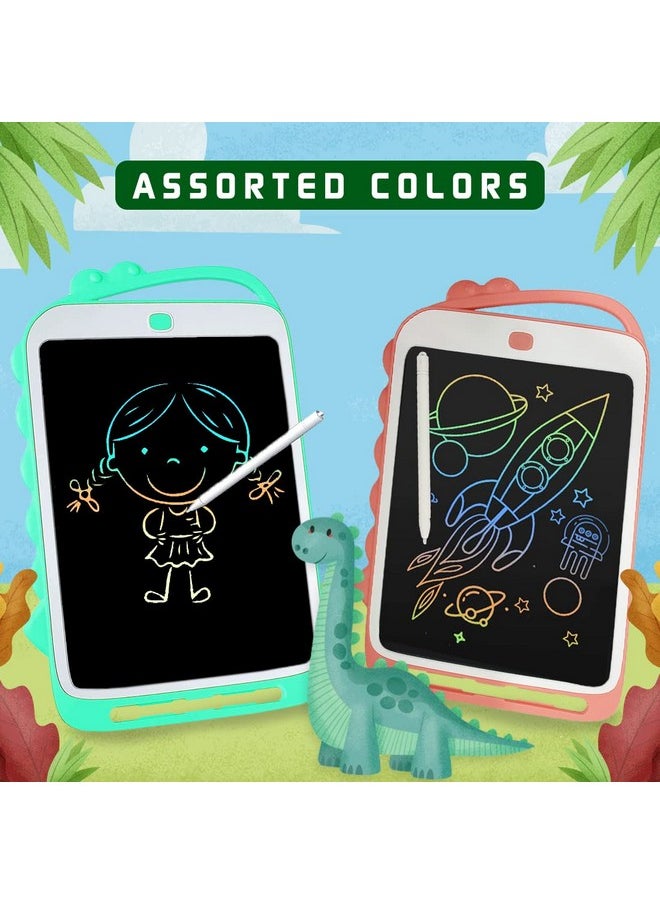Wembley LCD Writing Pad/Tab | Writing, Drawing, Reusable, Portable Pad with Colorful Letters | 9 Inch Graphic Tablet (Assorted Dinosaur)