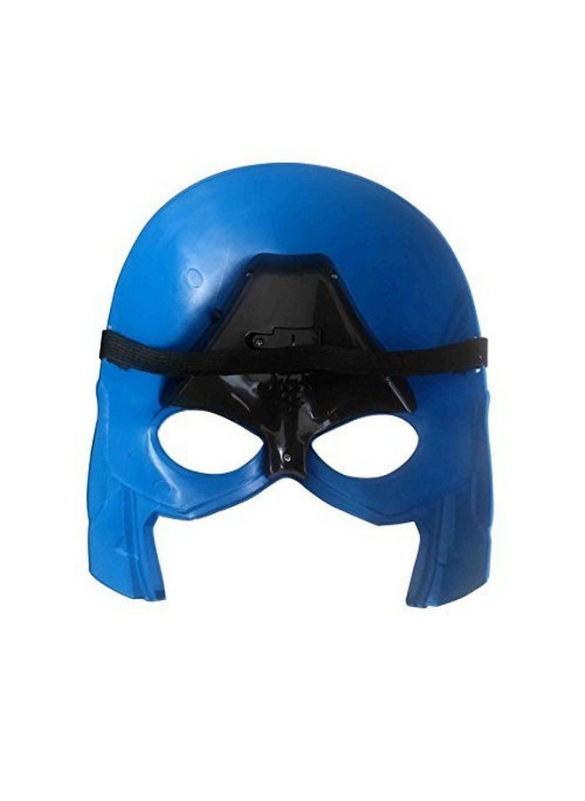 Fancydresswale American Soldier Mask and Plastic Shield Combo