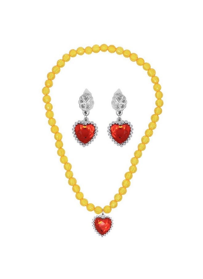 FancyDressWale Plastic Dress up Accessories Set, Yellow