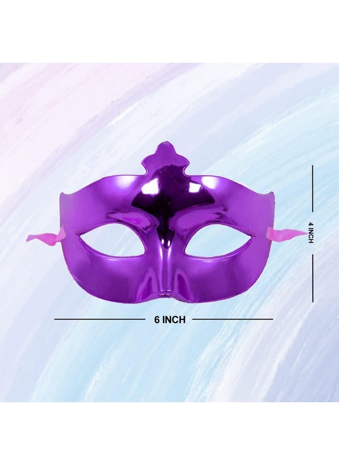 PELO Colorful Eye Face Mask For Halloween/Xmas Party,Birthday Theme Party/Adult Party For Men And Women Masquerade Mask Eye Masks For Fancy Dress Costume (Set of 24)