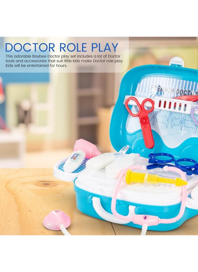 Baybee Doctor Play Set Toy for Kids with Foldable Suitcase Pretend Play Toy Set,Little Role Play Game Toy kit ,Doctor Set for Kids 3+ Years Girls Boys Medical Accessories Toys for Kids