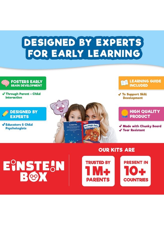 Einstein Box My First Box of Storytelling for Boys & Girls 1,2,3,4,5 Years | Toys & Gifts for 1+ Year Olds | with Story Books & Pretend Play Masks |,colourful theme