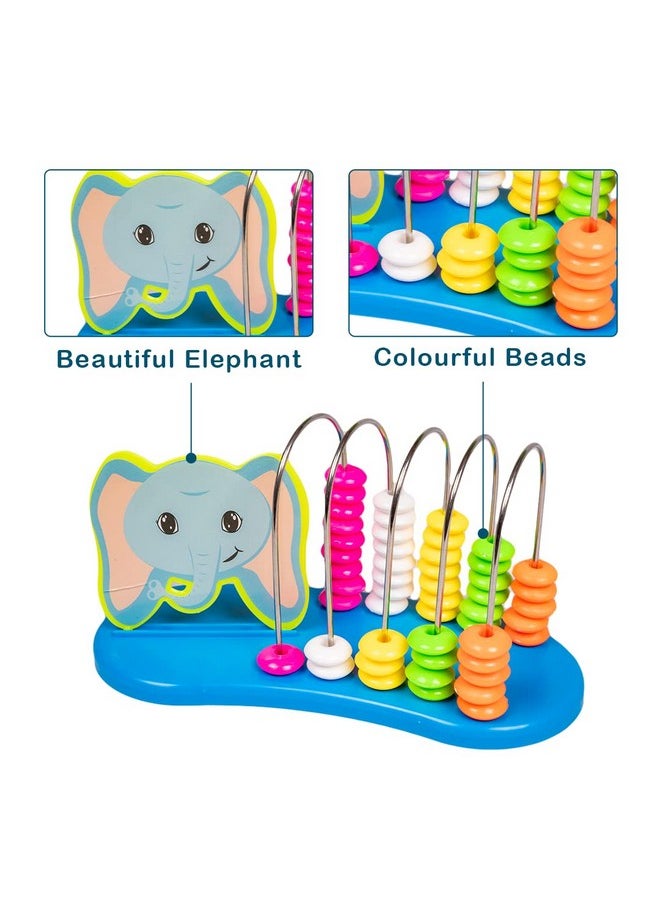 Ratna's My First Abacus Elephant | Learning Kit to Enhance Counting, Addition, Subtraction Skills for Kids