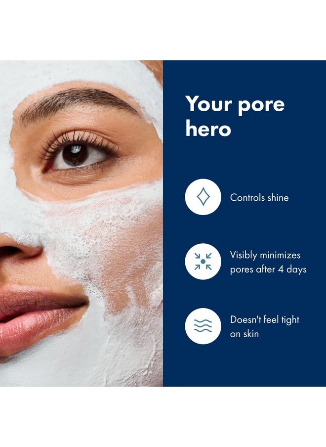 Hero Cosmetics Pore Purity Cleansing Clay Mask - Absorbs Excess Oil and Visibly Minimizes Pores in 4 days (2.35 fl oz)