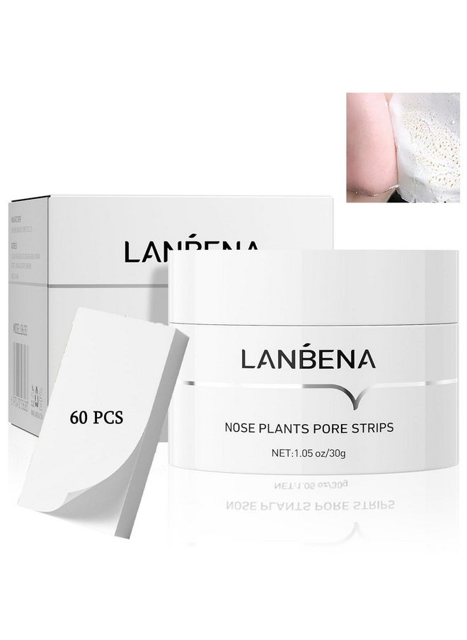 LANBENA Blackhead Remover Strips, Deep Cleansing Nose Strips, Pore Strips Blackhead Remover for Face, Black Head Remover for Nose, 10-15min Leaving Your Skin Fresh and Clean