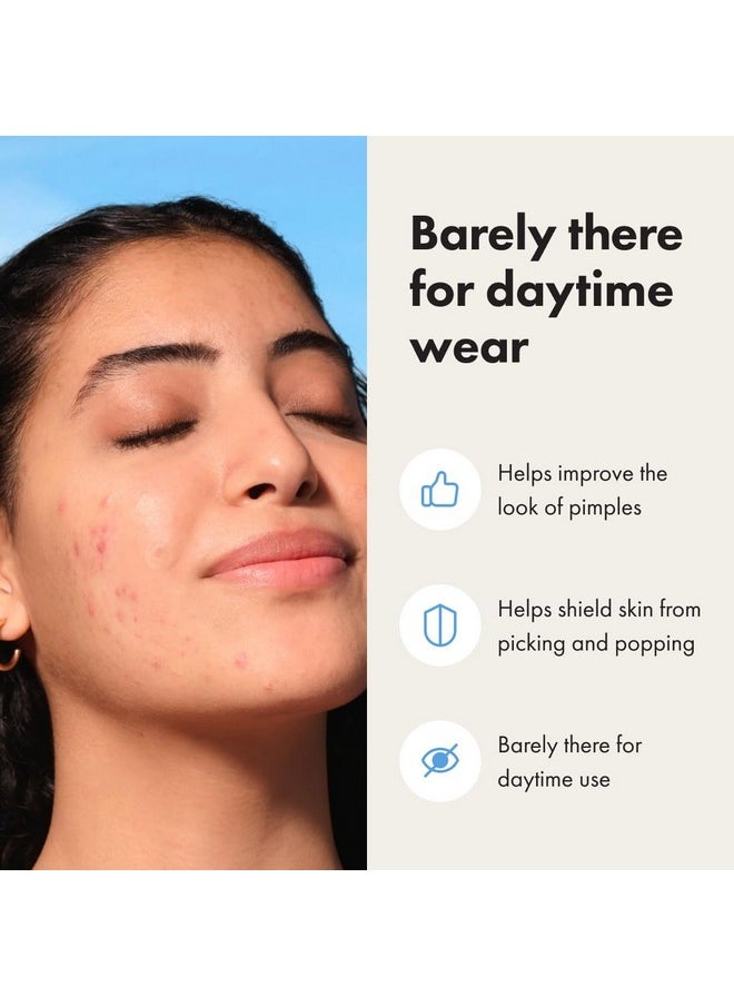Hero Cosmetics Mighty Patch™ Mini Invisible+ Patches - Extra Small Daytime Hydrocolloid Acne Pimple Patches for Covering Zits and Blemishes, Blends Into Skin and Barely There (30ct 10mm Patches)