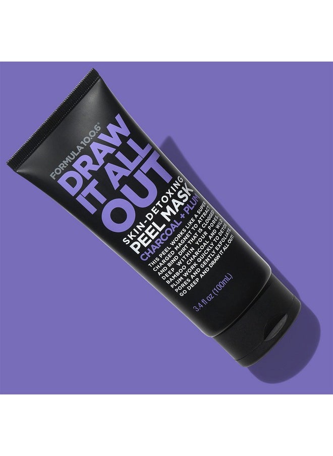 Formula 10.0.6 - Draw It All Out Skin-Detoxing Charcoal Peel Mask, Vegan, Paraben-Free & Cruelty-Free, 3.4 Fl Oz