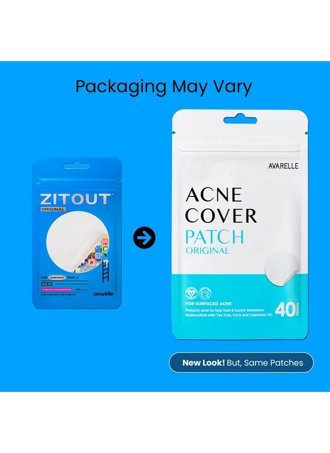 AVARELLE Acne Cover Patches, FSA HSA Eligible Hydrocolloid Pimple Patches for Face with Tea Tree Oil, Korean Skincare Zit Patches for Face | FSA HSA Store Eligible Items | Vegan, Cruelty-free
