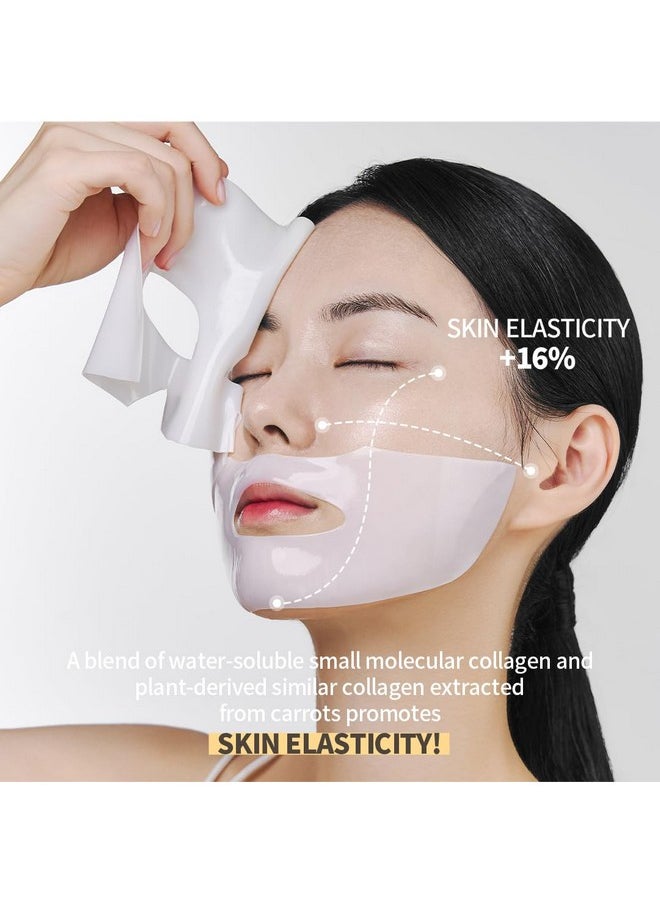 NACIFIC Collagen Gel Facial Mask (Rice Peptide) 4EA Set Hydrogel Deep Korean Face Mask Hydrating Overnight Elasticity Firming Pore Minimizing for All skin types Christmas gift