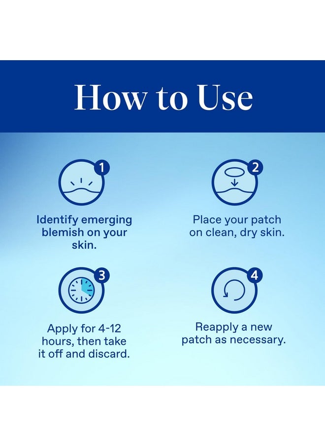 Differin Acne Patches, Pimple Patches for Acne Prone Skin, Formulated with Salicylic Acid and Centella, Fast Triple Action Power Patch for Day & Night, Dermatologist Tested, 36 Count