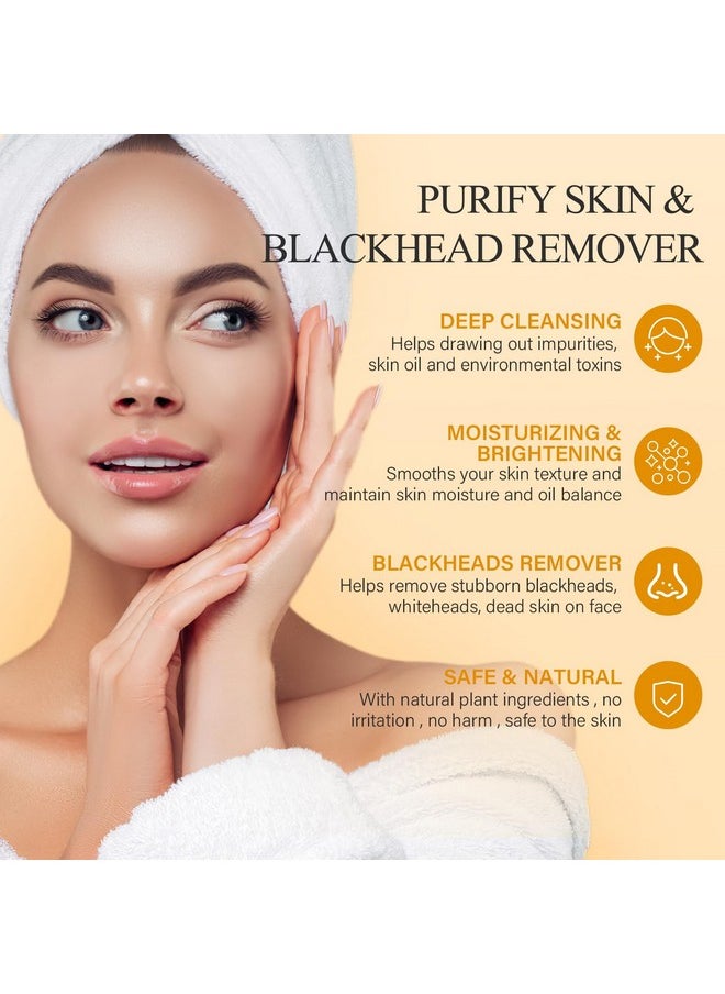 SHVYOG Vitamin C Peel Off Face Mask, Peel Off Mask with Turmeric, Blackhead Remover & Deep Cleansing Face Peel Mask, Vitamin C Exfoliating Face Mask for Blackheads, Large Pores, Dirts, Oil