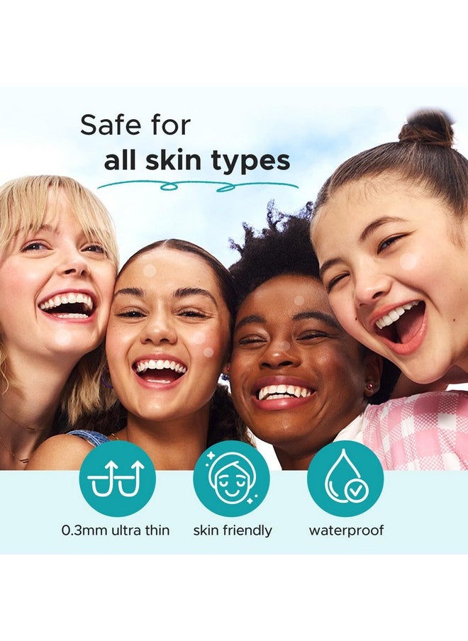 Acne Patch Pimple Patch, 4 Sizes 140 Patches Acne Absorbing Cover Patch, Hydrocolloid Invisible Acne Patches For Face Zit Patch Acne Dots Tea Tree, Calendula Oil