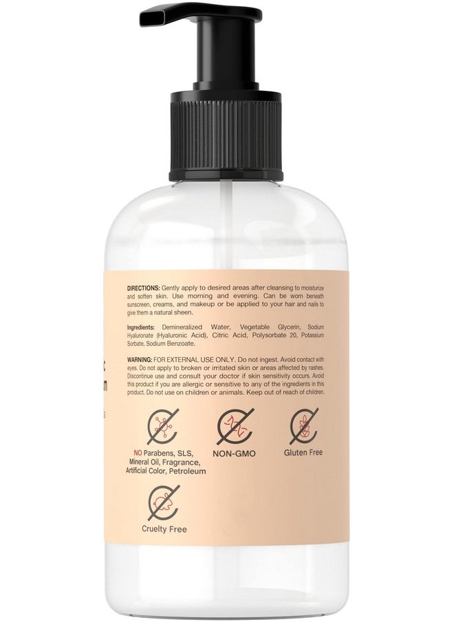 Coera Hyaluronic Acid Serum for Face & Skin | 8 oz | Paraben & SLS Free Moisturizer