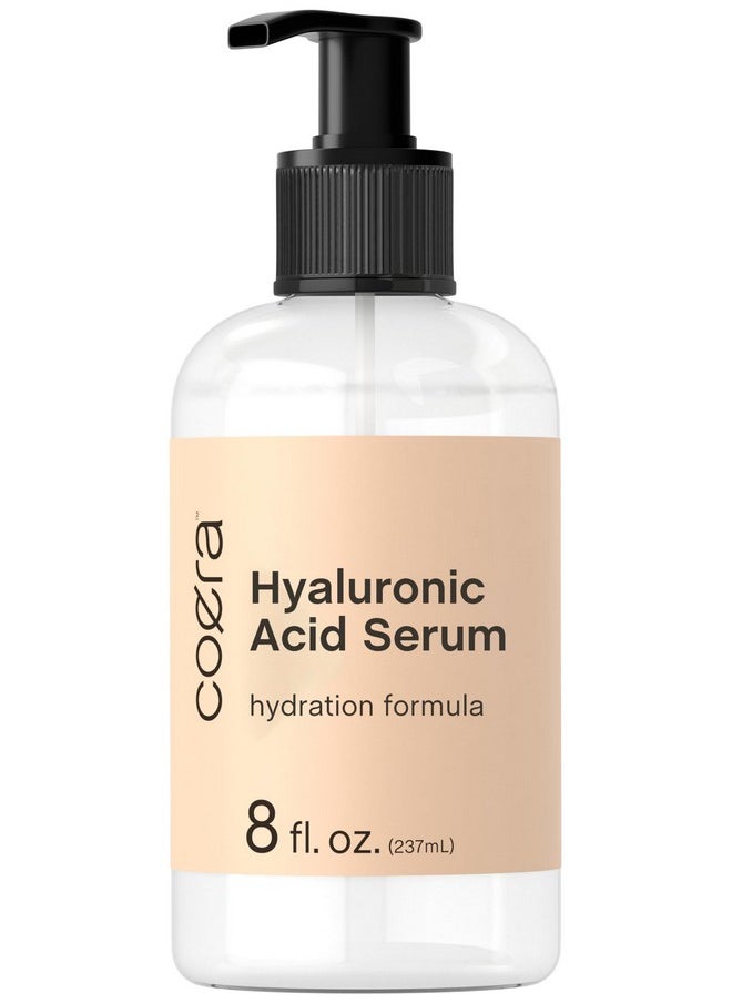 Coera Hyaluronic Acid Serum for Face & Skin | 8 oz | Paraben & SLS Free Moisturizer