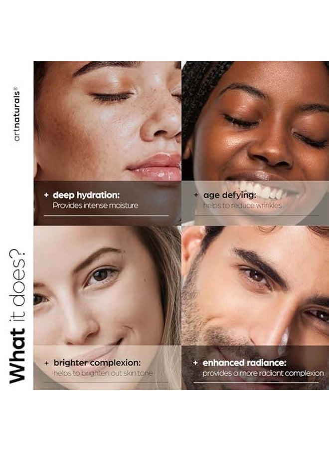 artnaturals Anti-Aging-Set with Vitamin-C Retinol and Hyaluronic-Acid - (3 x 1 Fl Oz / 30ml) Serum for Anti Wrinkle and Dark Circle Remover - All Natural and Moisturizing