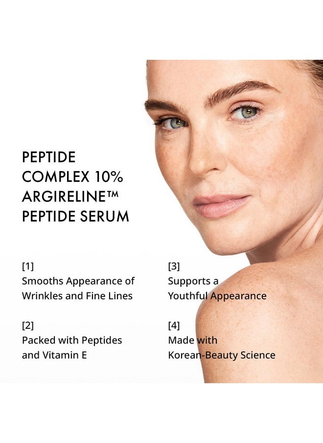 Depology Peptide Complex 10% Wrinkle Defense | Argireline™ Peptide Serum | Hydrating Face Serum Targets Dynamic Wrinkles | Vitamin C & Hyaluronic Acid Serum 1.01 fl oz