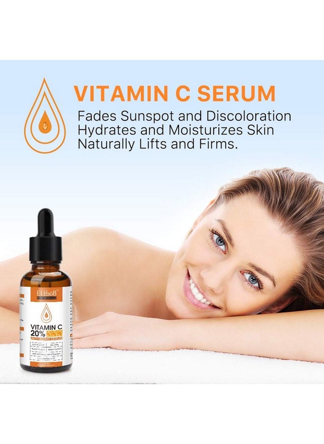 Day-Night Anti Aging Vitamin C Serum Retinol Serum For Face with Retinol & Amino Acids - Boost Skin Collagen,Hydrate & Plump Skin Facial Serum