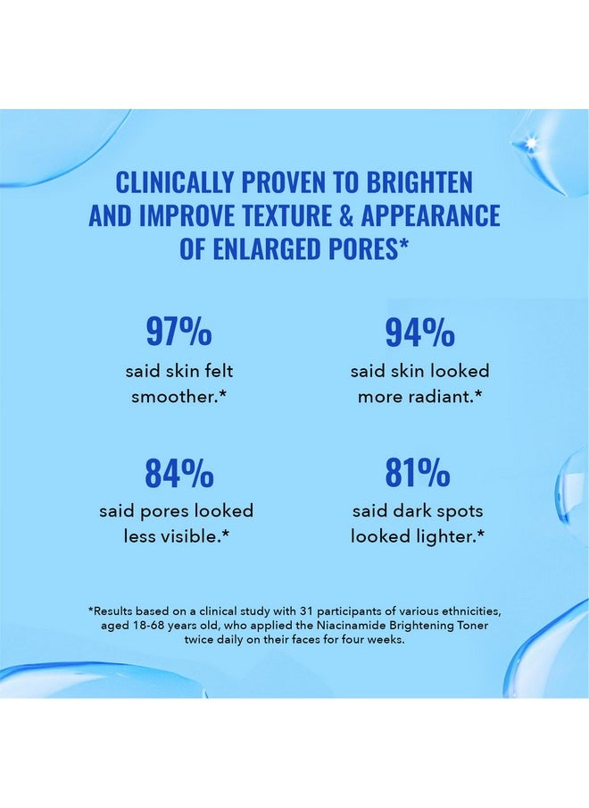 Good Molecules Niacinamide Brightening Toner - Facial Toner with Niacinamide, Vitamin C and Arbutin for Even Tone, Enlarged Pores - Skincare for Face