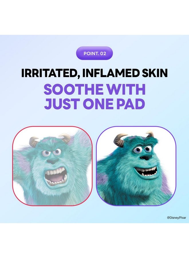 MEDIHEAL Madecassoside Toner Pads [Disney Pixar Edition]-Centella Asiatica to Improve Uneven Skin Tone - Vegan Face Gauze Pads, Full size 100 Pads + Refill 100 Pads