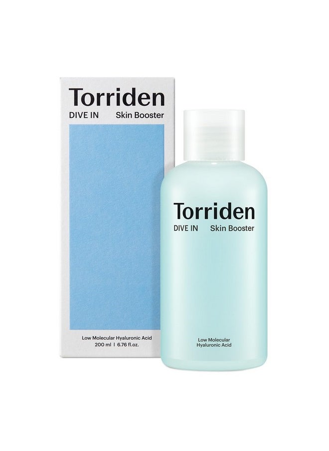 Torriden Dive in Skin Booster 200ml (6.76 fl. oz.) | Deep Nourishing Facial Toner for Dry, Sensitive Skin | Hyaluronic Acid, Panthenol, Ceramide