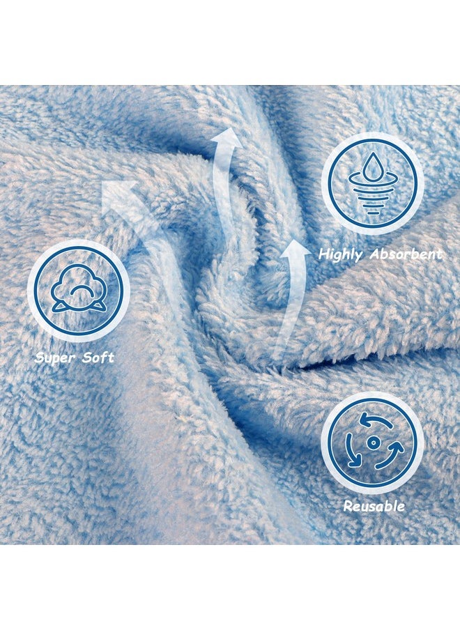 Orighty Makeup Remover Cloths, Cleansing, Reusable, Soft & Washable Coral Fleece Microfiber Washcloths / Towel for Face, Eye, Lips, Pack of 24, 7 x 7 inch