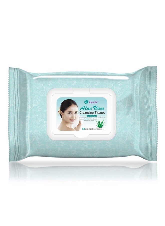 Epielle OG Makeup Remover Cleansing Wipes | Gentle for All Skin Types | Daily Facial Towelettes | Ideal Beauty Gift, Spa Day Set | 4-Pack | Korean Skincare
