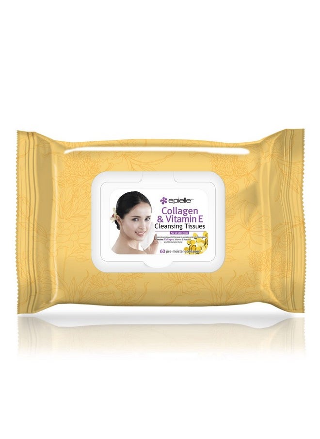 Epielle OG Makeup Remover Cleansing Wipes | Gentle for All Skin Types | Daily Facial Towelettes | Ideal Beauty Gift, Spa Day Set | 4-Pack | Korean Skincare