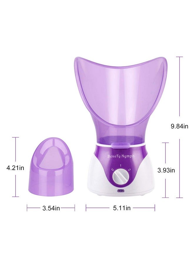 Face Steamer,Beauty Nymph Spa Home Facial Steamer Sauna Pores and Extract Blackheads, Rejuvenate and Hydrate Your Skin for Youthful Complexion- Face Steaming Skincare Deep Cleanse SPA