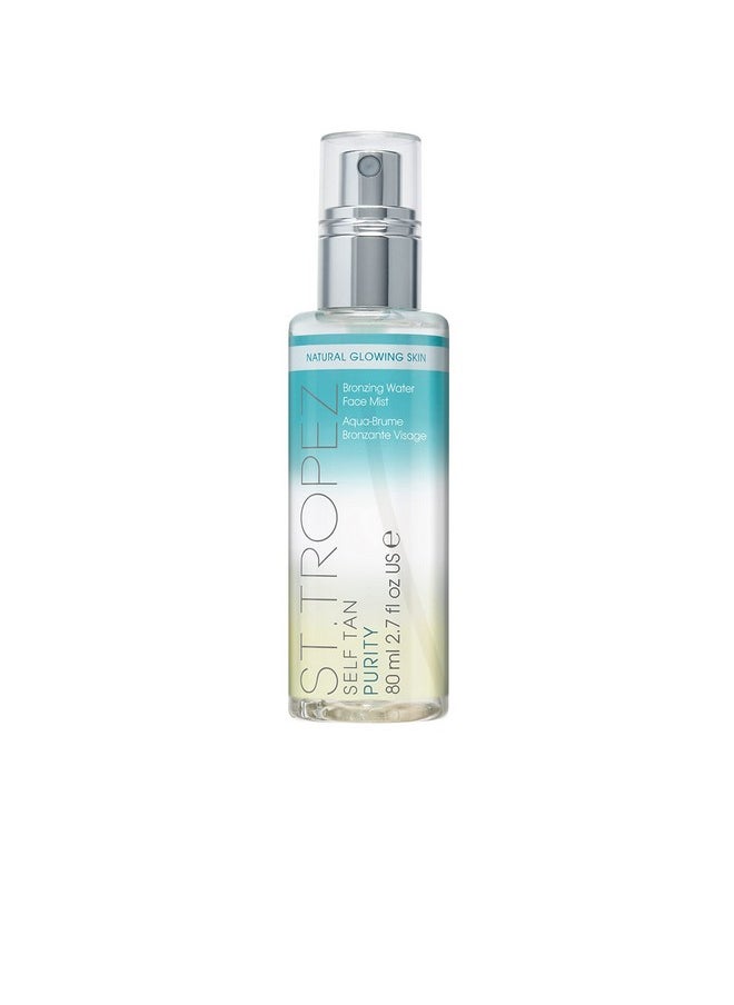 St.Tropez Self Tan Purity Face Mist, Natural Sunkissed Glow Face Tan with Hyaluronic Acid & Antioxidants, Vegan, Natural & Cruelty Free Face Care, 2.7 Fl Oz