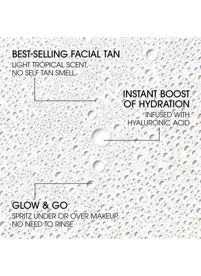 St.Tropez Self Tan Purity Face Mist, Natural Sunkissed Glow Face Tan with Hyaluronic Acid & Antioxidants, Vegan, Natural & Cruelty Free Face Care, 2.7 Fl Oz