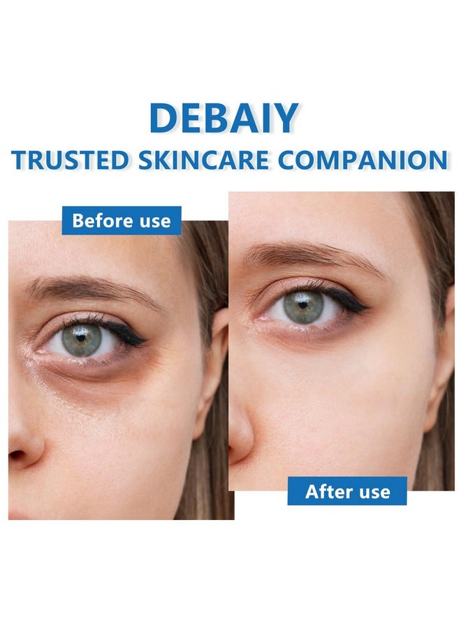 DEBAIY 3 Pack Anti-Wrinkle Eye Cream with Caffeine & Peptides - Reduces Dark Circles & Puffiness, Improves Skin Texture (Each 0.529oz | 15g)