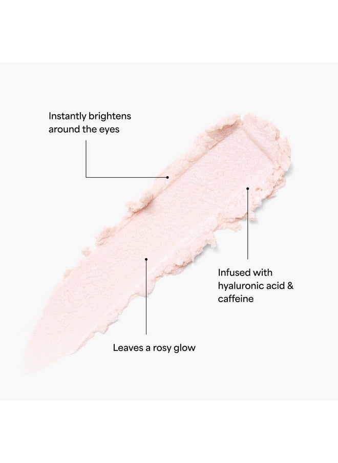 TULA Skin Care Eye Balm Rose Glow - Dark Circle Treatment, Instantly Hydrate and Brighten Undereye Area, Portable and Perfect to Use On-the-go, 0.35 oz.