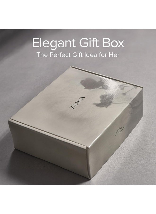 Spa Gift Set for Her - Relaxation Kit, Spa Kit for Women, Holiday Spa Gift Basket, Women's Pampering Gift Set, Spa Gifts for Mom, At Home Spa Kit Self Care Package, Christmas Gifts for Women, Birthday Gifts for Women by ZAAINA