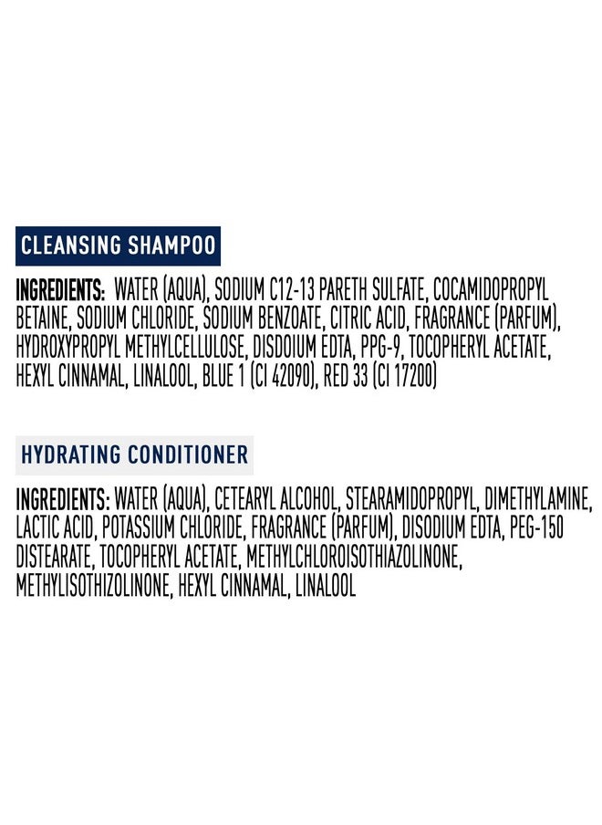 Suave Shampoo & Conditioner Set, Clarifying & Hydrating - Build Up & Residue Removal Formulas for Beautiful, Shiny Hair, 22.5 Oz Ea (2 Piece Set)