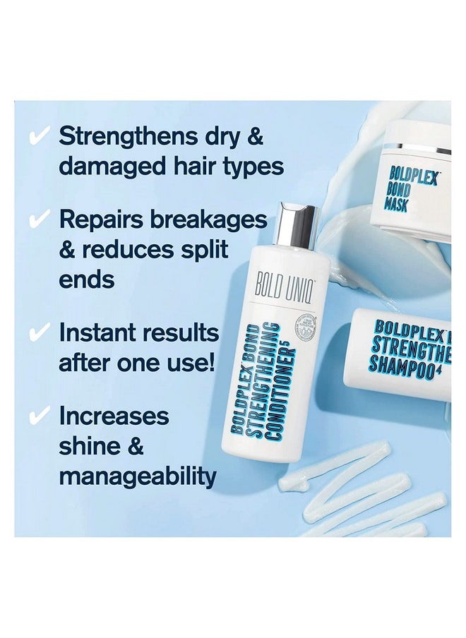 Boldplex 3, 4 & 5 Bond Restore Treatment, Shampoo & Conditioner Trio Gift Set - Hydrating Protein Formula, Strengthens Dry & Damaged Hair, Repairs Breakages & Split Ends. Vegan & Cruelty Free.