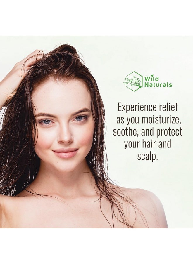 Wild Naturals Eczema Shampoo & Conditioner Set for Men & Women - Anti Dandruff Shampoo for Dry Scalp & Hair - Soothing Relief for Itchy Scalp - Psoriasis Shampoo for Scalp Treatment
