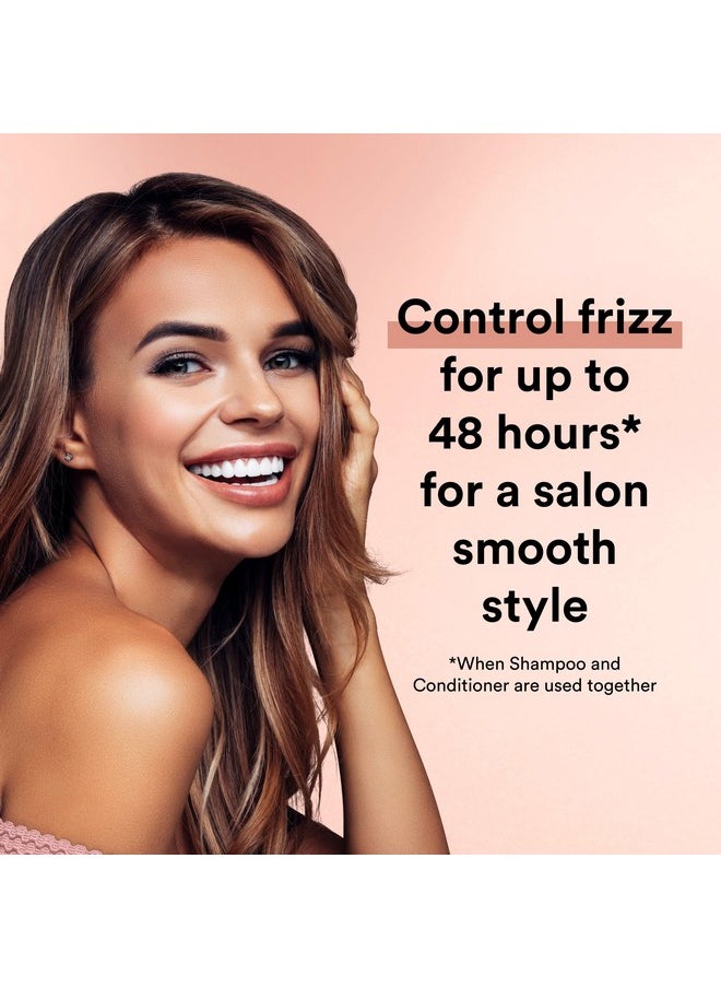 Suave Shampoo and Conditioner Set, Silk Protein Infusion, Sleek & Smooth - Protein Hair Treatment for Dry, Damaged Hair, Detangler, 48H Frizz Control, 12.6 Oz Ea (2 Piece Set)