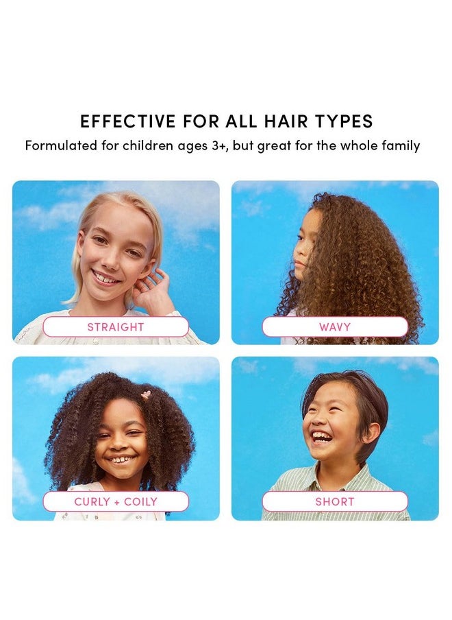 Evereden Kids Haircare Set: Hair Detangling Shampoo & Conditioner for Children Ages 3+, Plant Protein Peptides & Argan Oil, Vegan, Free from Sulfate, Paraben, Phthalate & Petrolatum