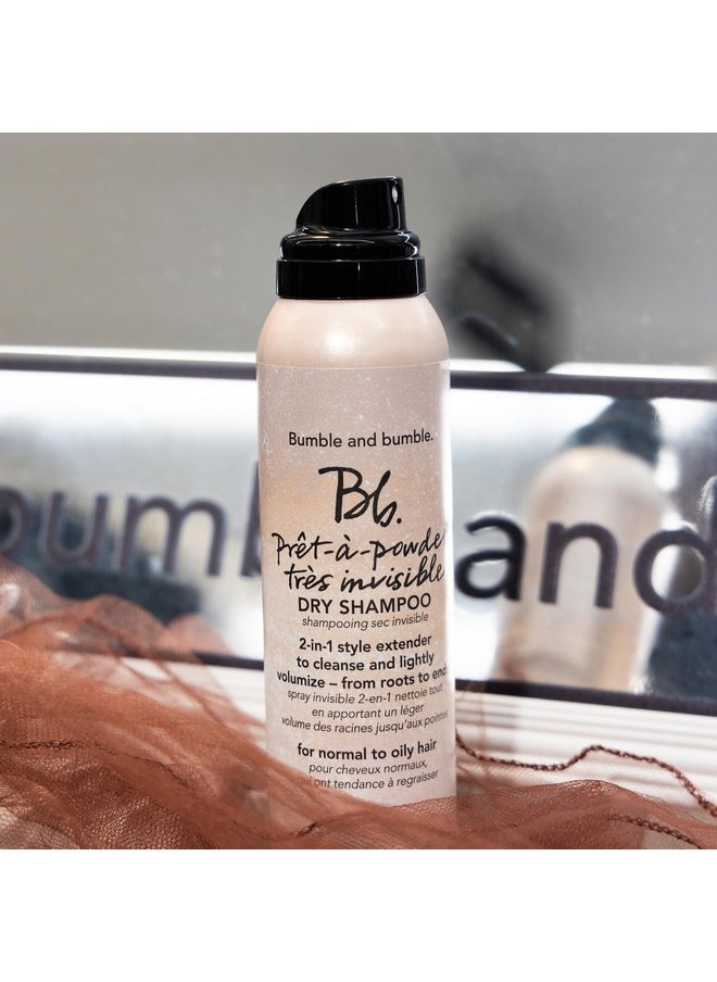 Bumble and bumble. Prêt-à-powder Très Invisible Volumizing Dry Shampoo | Volumizing, Dry-Cleansing, UV Protective + Absorbs Oil | Curly, Wavy, Straight, 3.1 Ounce