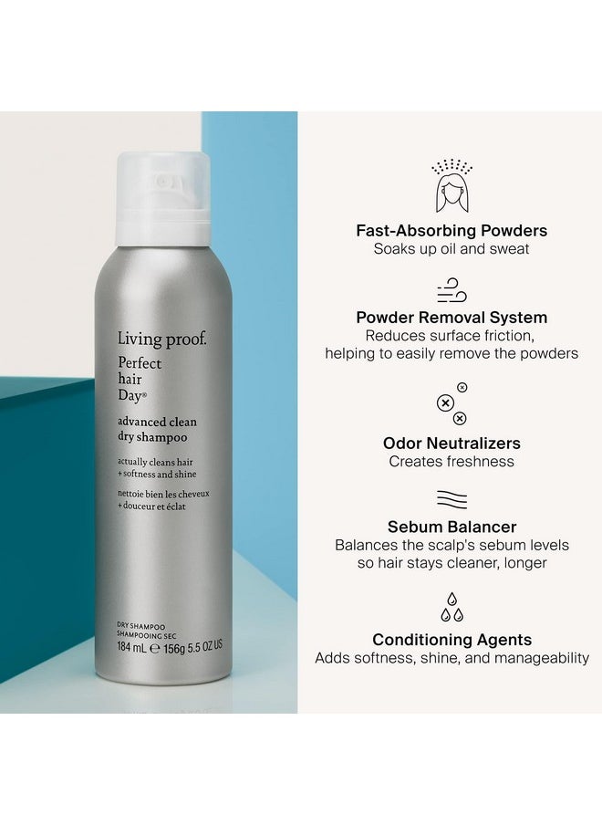 Living proof Dry Shampoo, Perfect hair Day Advanced Clean, Dry Shampoo for Women and Men, 5.5 oz