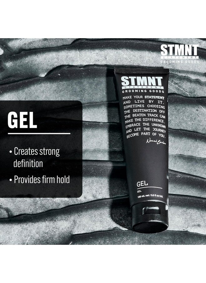 STMNT Grooming Goods Gel, 5.07 oz | Strong Definition | Long-Lasting Hold | Satin-Like, Semi-Matte Finish | Easy Wash Out