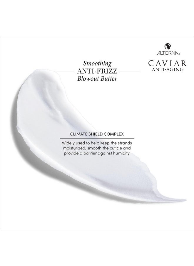 Alterna Caviar Anti-Aging Smoothing Anti-Frizz Blowout Butter, | Protects Hair from Heat Styling and Humidity | Sulfate Free , 5.07 Fl Oz (Pack of 1)
