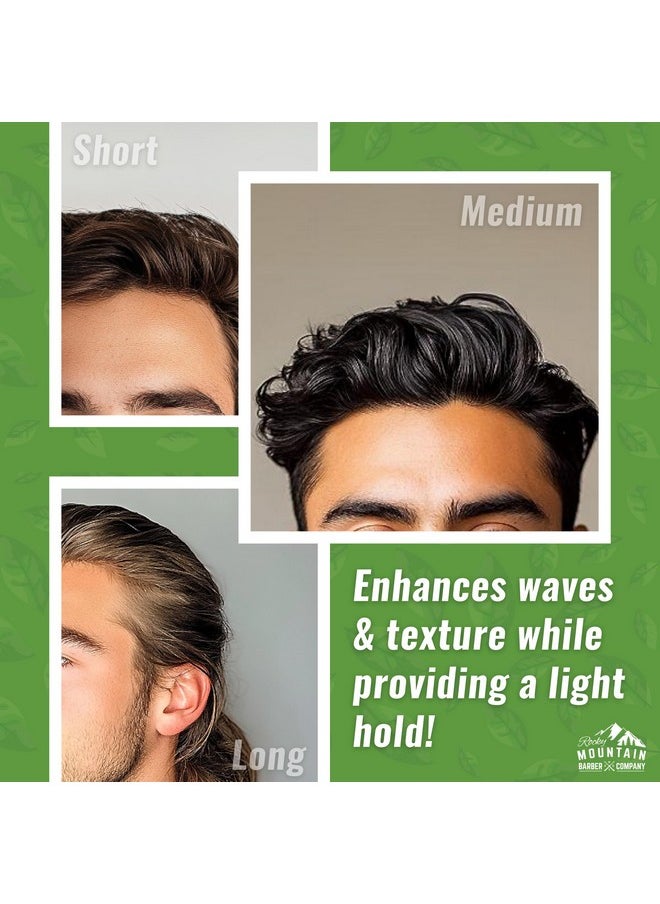 Men’s Hair Styling Cream - Style Your Hair in Seconds - Quick Styling Hair Product with Light Reworkable Hold & Low Shine for Modern Hairstyles - No Artificial Fragrance - For All Hair Types - 8 oz