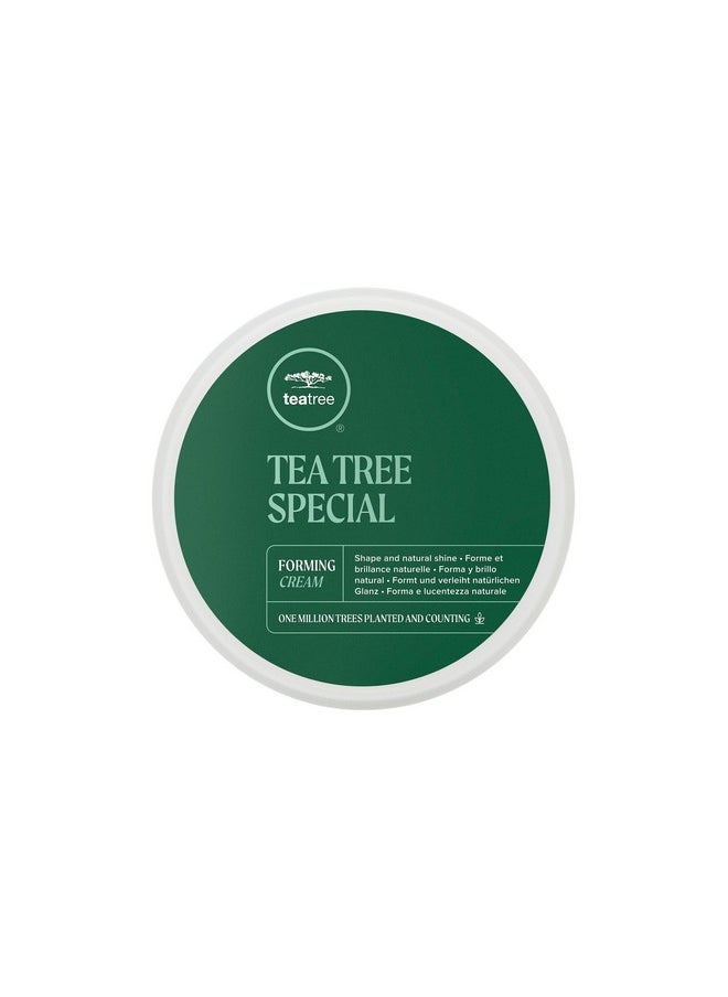 Tea Tree Forming Cream, Flexible Hold, Natural Shine Finish, For All Hair Types, Especially Medium to Coarse, 3 oz