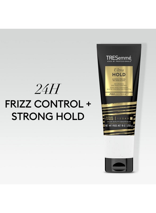 TRESemmé Alcohol-Free Gel Ultra Hold for 24H Frizz Control, with Pro Lock Technology, 9 oz